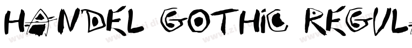 Handel Gothic Regula字体转换